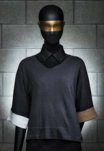 New Arrivals 1: L & C Contrast Cuff Top LC8861