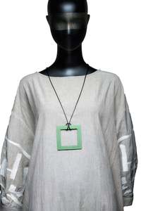 Accessories: Green Necklace