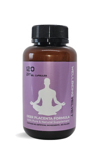 Wellbeing Deer Velvet: Deer Placenta - 120 Deer Velvet Soft Tablets