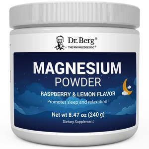 Magnesium Powder Drink Raspberry Lemon Flavor
