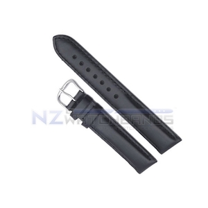 Victorinox Cavalry II 19mm black leather strap - NZ Watchbands