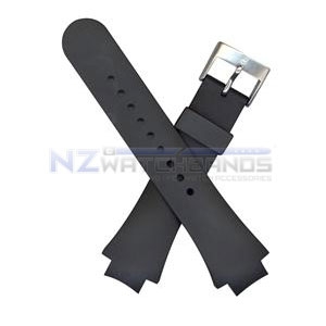 Victorinox Peak gents black rubber strap - NZ Watchbands