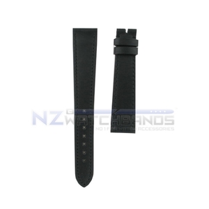 Omega 18mm black calf leather strap with buckle - NZ Watchbands