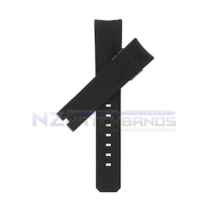 TAG 20mm Aquaracer black rubber strap no buckle - NZ Watchbands