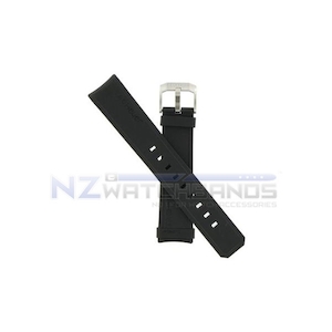 TAG 20mm Aquaracer black rubber strap with buckle - NZ Watchbands