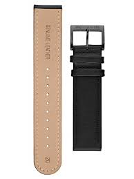 Products: Mondaine 20mm black leather strap new style - NZ Watchbands