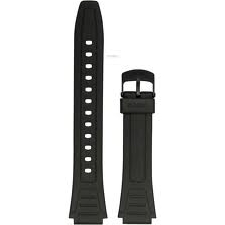 10268612 Casio W-800H 18mm black rubber strap - NZ Watchbands