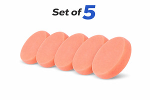 Bazowa Home Polishing Buffing Pads Sets Of Pads: Orange Medium Polishing Cutting Pad 165 X 25 mm Set Of 5