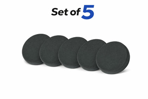 Bazowa Home Polishing Buffing Pads Sets Of Pads: Finish Soft Polishing Pad Open Cell Foam 150 x 30 mm Set of 5