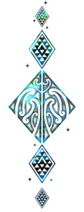 Products: Ngā Whetū Taniko - DTF Iron on Transfers