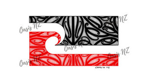 Products: Tino Rangatiratanga Flag XL - DTF Iron on Transfer