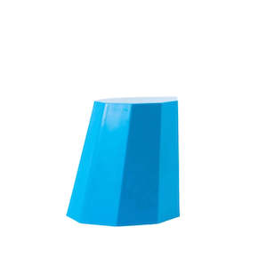 Furniture: SECONDS Boat Blue Mini Arnoldino Stool - Designed by Martino Gamper