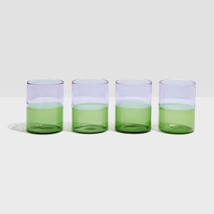 Glassware: Fazeek - set of 4 Two Tone Glasses