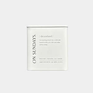 Kitchen: On Sundays - Dreamland Tea