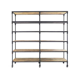 Occasional Furniture: Industrial Metal Bookshelf