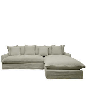 Sofas: LOTUS SLIPCOVER 2.5 SEAT RH MODULAR + LH CHAISE or RH CHAISE