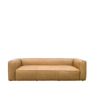 Sofas: Stirling 3 Seat Sofa- Camel