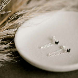 Jewellery: Miles Dropper Earrings - Silver Linings