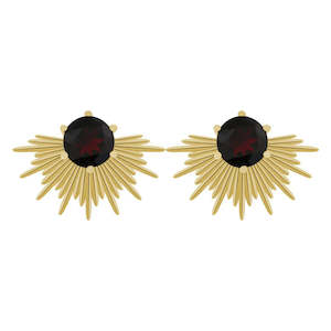 Jewellery: Solace Earrings Gold - Silver Linings