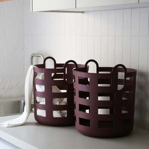 ENKEL STUDIO Storage and Laundry Basket (Set of 2)