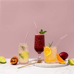 Glassware: Sucker - Reusable Glass Drinking Straws