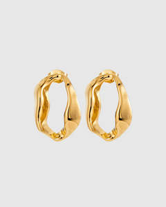 Aurora Earrings Gold – Castel & Co.