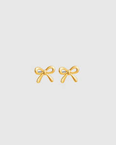 Mini Bow Earrings Gold – Castel & Co.