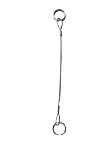 Custom Stainless Steel Wire Strop with Split Rings – Made to Order