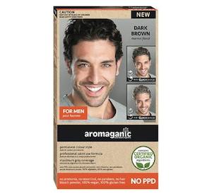 Aromaganic: Aromaganic Hair Dye 3.0N Men’s Dark Brown – Natural