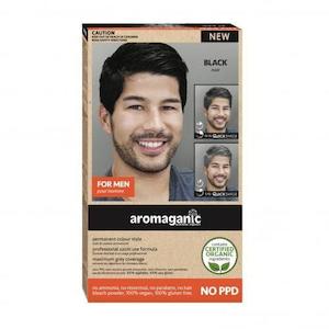Aromaganic: Aromaganic Hair Dye 1.0N Men’s Black – Natural