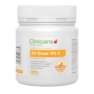 Clinicians: Clinicians Hi-Dose Vit C Powder 300g