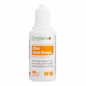 Clinicians Zinc Oral Drops 30ml