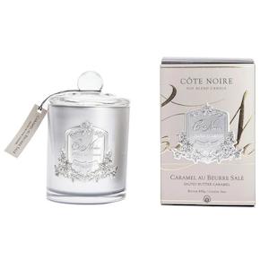 Cote Noire: Cote Noire Candles Salted Caramel 450g - Silver Badge - GMS45002