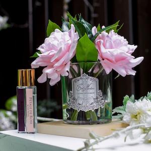 Cote Noire Perfumed Pink English Rose - Clear Glass - SFR03