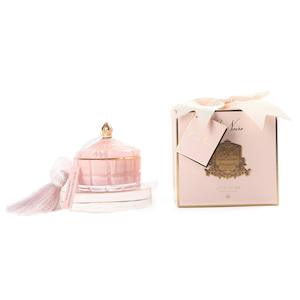Cote Noire: Cote Noire Art Deco Candle - Pink - Pink Champagne - GML45002