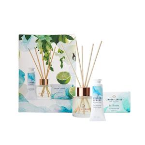 Linden Leaves Aqua Lily Body & Soul Gift Set