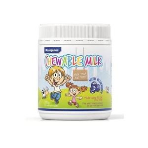 Maxigenes: Maxigenes Chewable Milk with Blueberry 150 Chewable Tablets