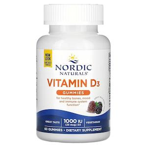 Nordic Naturals: Nordic Naturals Vitamin D3 Wild Berry Gummies