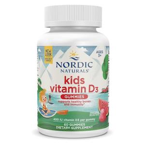Nordic Naturals Kids Vitamin D3 Gummies 400IU 60 Gummies
