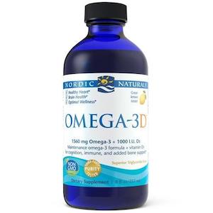 Nordic Naturals Fish Oil Omega-3D Liquid - Lemon