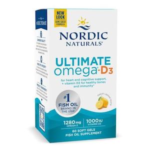Nordic Naturals: Nordic Naturals Fish Oil Ultimate Omega-D3 - Lemon