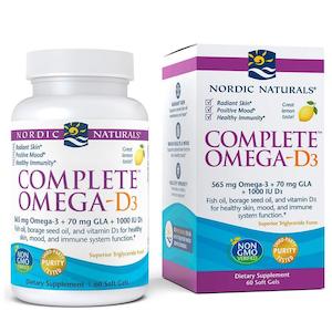 Nordic Naturals Complete Omega-D3 Lemon