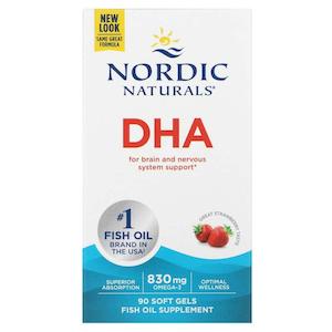 Nordic Naturals: Nordic Naturals DHA 830mg Omega-3 Strawberry