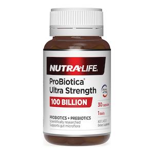 Nutra Life: Nutra-Life Probiotica Ultra Strength 100 Billion 30 Hard Capsules