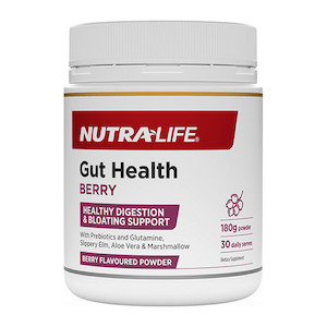 Nutra Life: Nutra-Life Gut Health Powder 180g - Berry