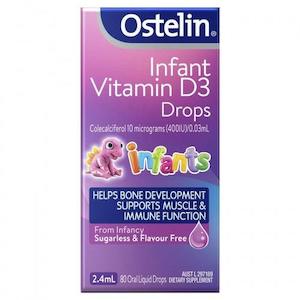 Ostelin Infant Vitamin D3 400IU Drops 2.4ml