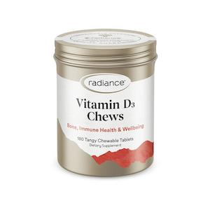 Radiance Vitamin D3 Chewable 180t
