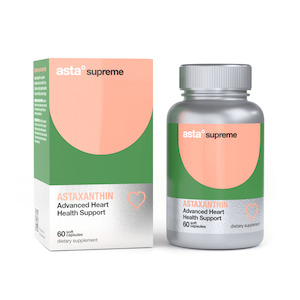 Astasupreme: Asta Supreme Advanced Heart Health Support 60 Soft Capsules