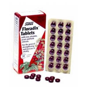 Floradix Iron Supplement Tablets 84 Tablets