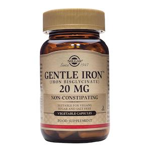 Solgar Gentle Iron 20mg 30 Vege Capsules